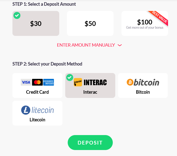 Choose the Payment Method