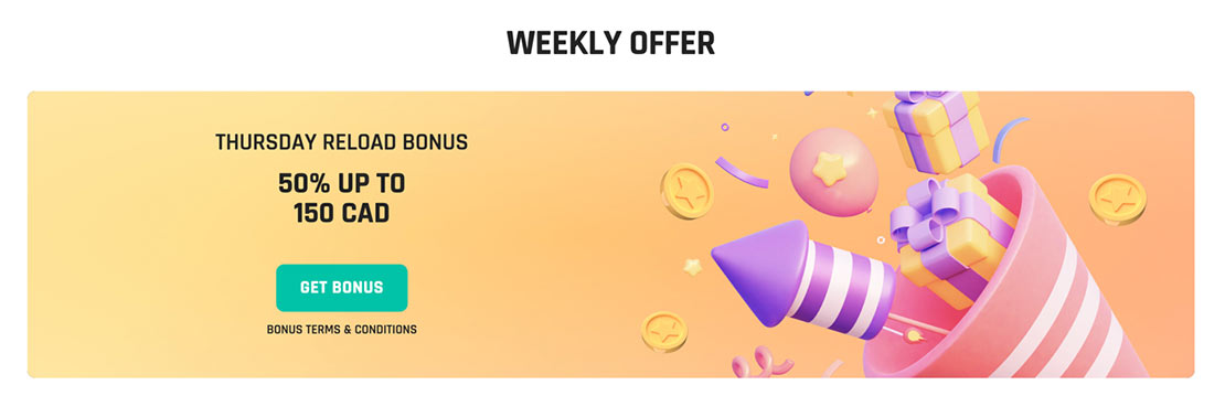 Weekly offer
