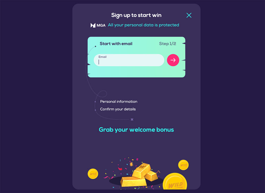Sign-up to start win