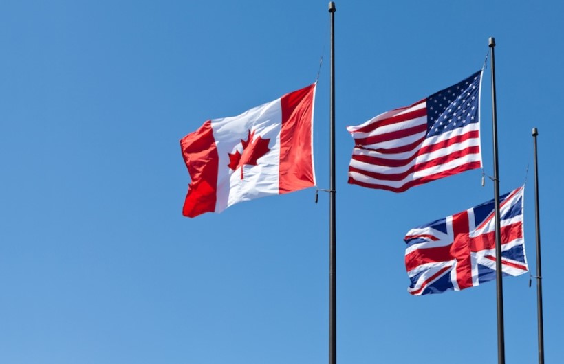 Canada America Britain