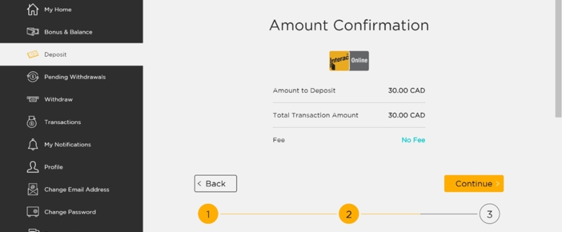 Deposit Amount